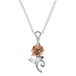 Rose Sterling Sølv Børnehalskæde Fra Støvring Design